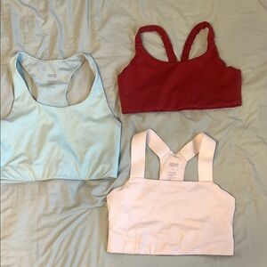 Girlfriend Collection bundle of 3 sports bras